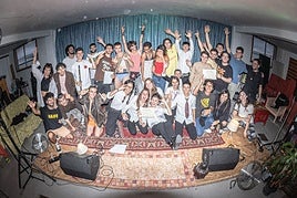 Imagen del concurso de bandas en la Sala Faro.
