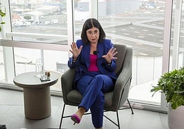 Carolina Darias, alcaldesa de Las Palmas de Gran Canaria.