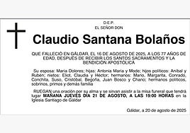 Claudio Santana Bolaños