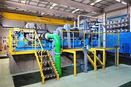 Bomba de alta presión y turbina Pelton IDAM Alcudia