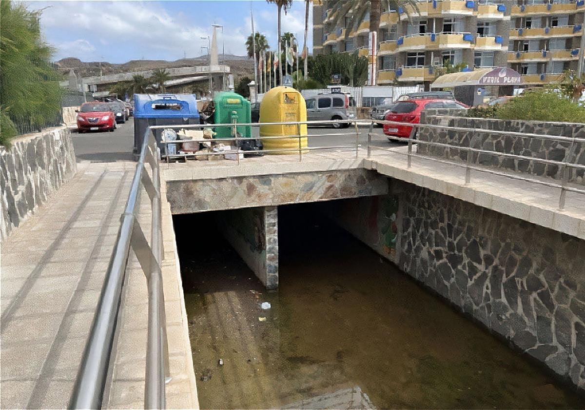 La estación de medición del barranco de Buenavista se ubicará en este tramo urbano.