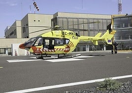 Imagen de archivo de unos de los helicópteros del Servicio Canario de Urgencia.
