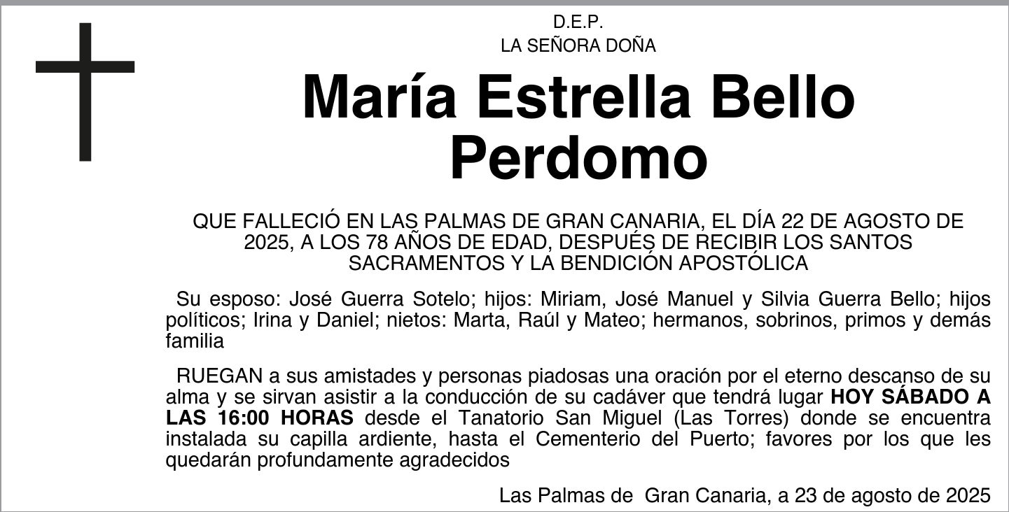 María Estrella Bello Perdomo