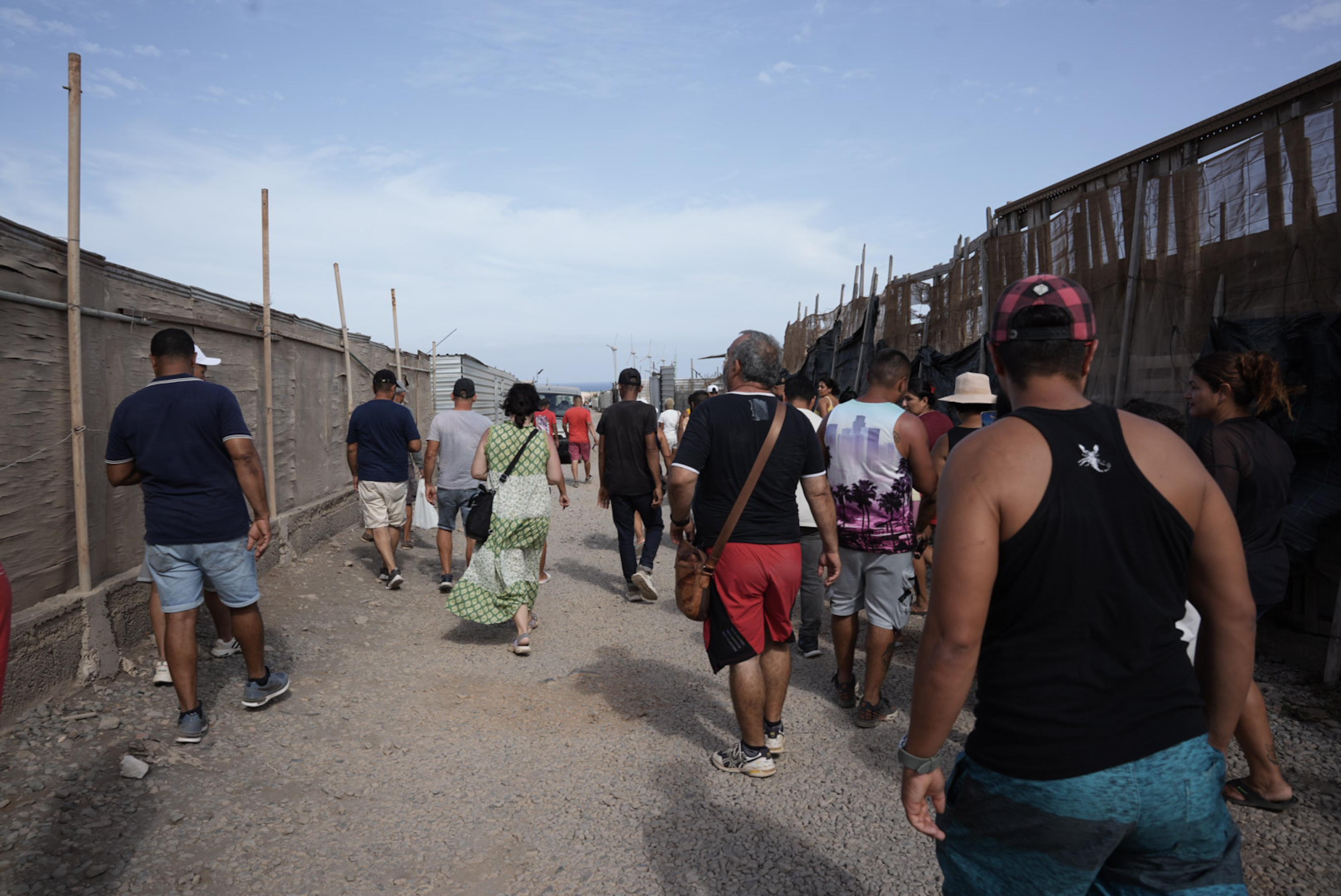 Los residentes en el asentamiento de Bahía de Formas no tienen dónde ir