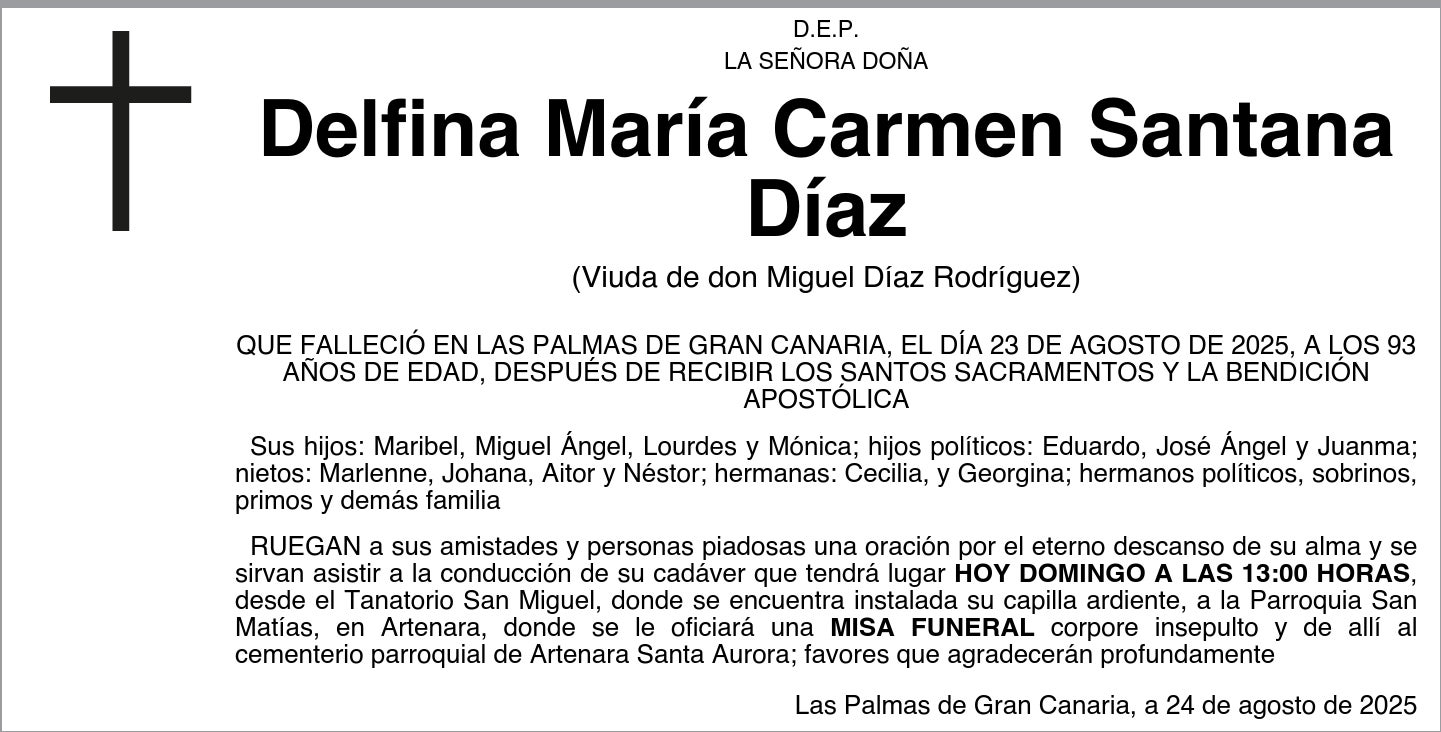 Delfina María Carmen Santana Díaz