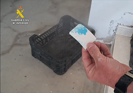 Imagen de las sustancias incautadas en la redada de la Guardia Civil.