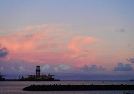 Atardecer en Las Palmas de Gran Canaria.
