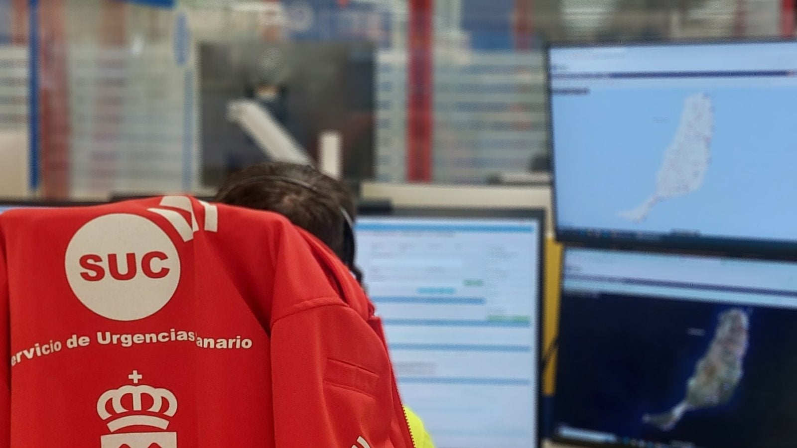 Imagen de lo central telefónica del Servicio de Urgencias Sanitario.