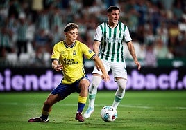 Amatucci, durante el partido del lunes en Córdoba.