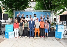 Presentción del festival de arte en la calle 'En Pie' en Teror.