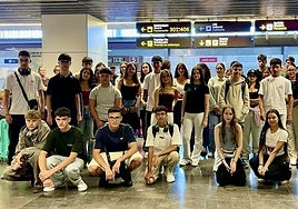Jóvenes de 4º de ESO de Gran Canaria que viajaron a Irlanda con becas del Cabildo.