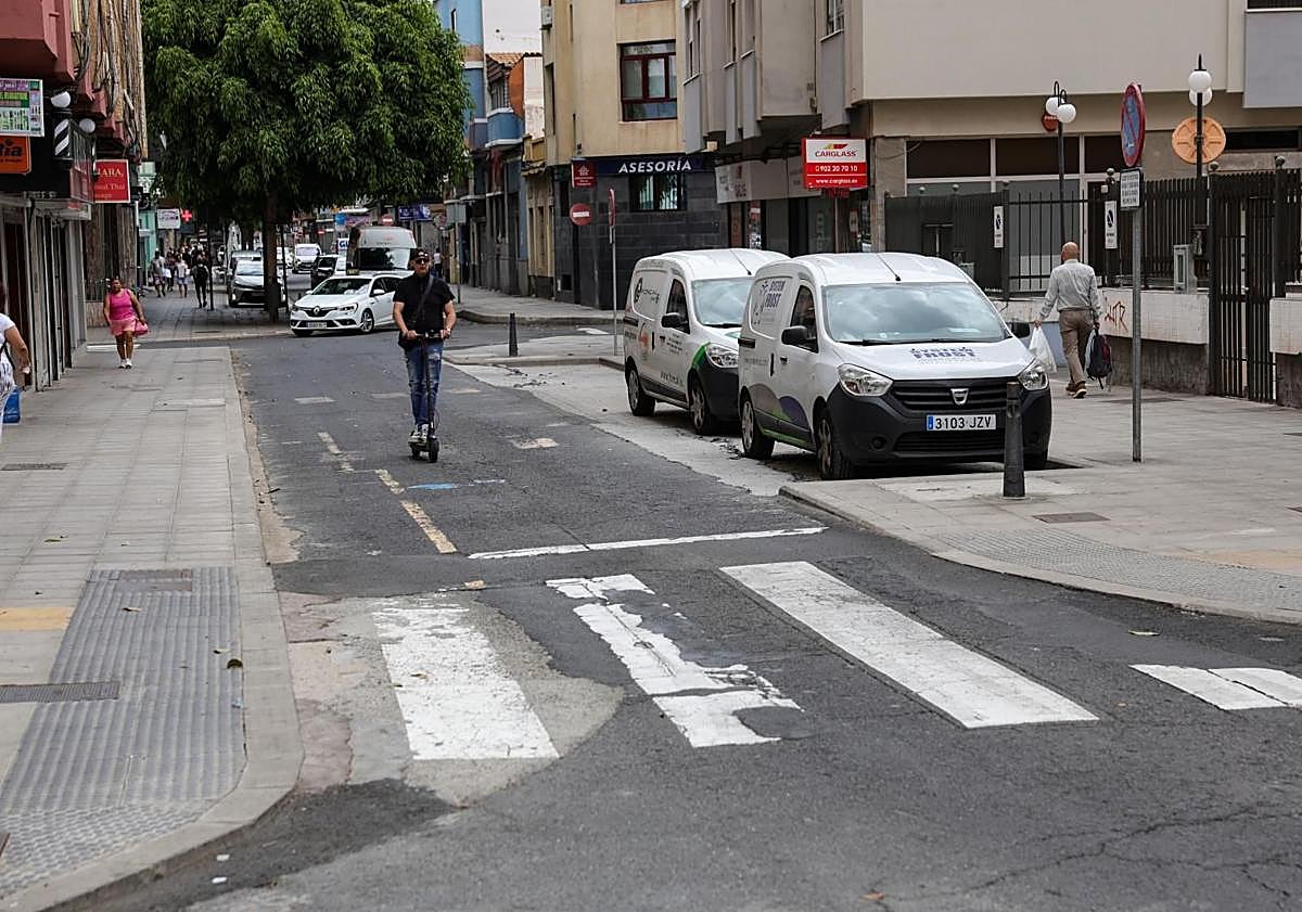 Imagen principal - Estado actual de la calle. 