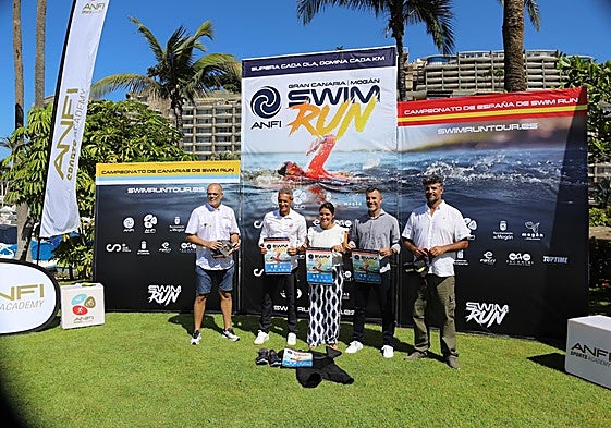 Imagen de la presentación del evento en Mogán.