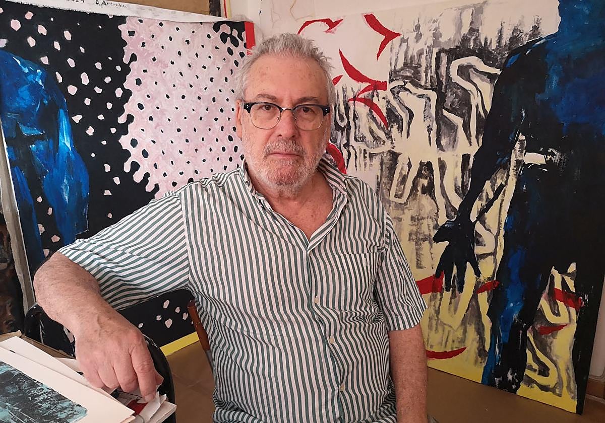 El artista grancanario Ángel Arencibia.