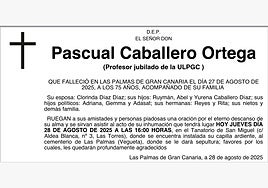 Pascual Caballero Ortega
