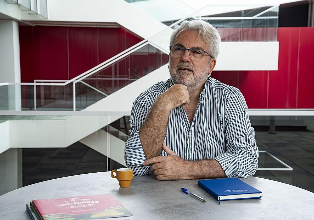 Pepe Solea en las instalaciones de Canarias7