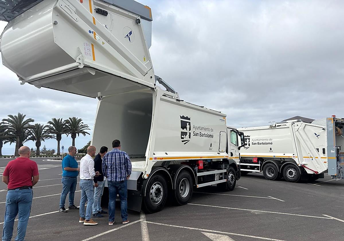 Presentación de los nuevos camiones.