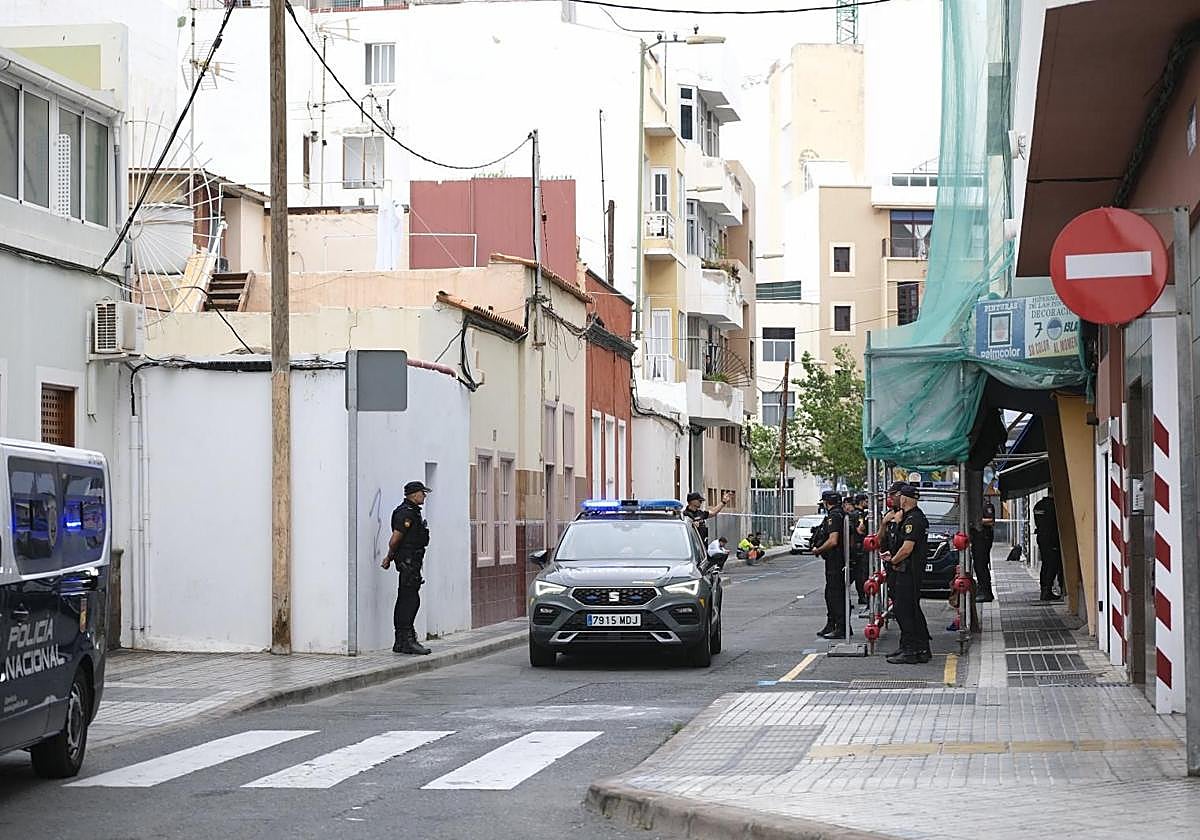 Operación antidroga en Molino de Viento, en Las Palmas de Gran Canaria.