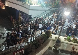 Imágenes del operativo policial en el centro comercial el Plaza.