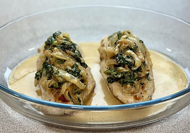 Vertemos sobre las pechugas