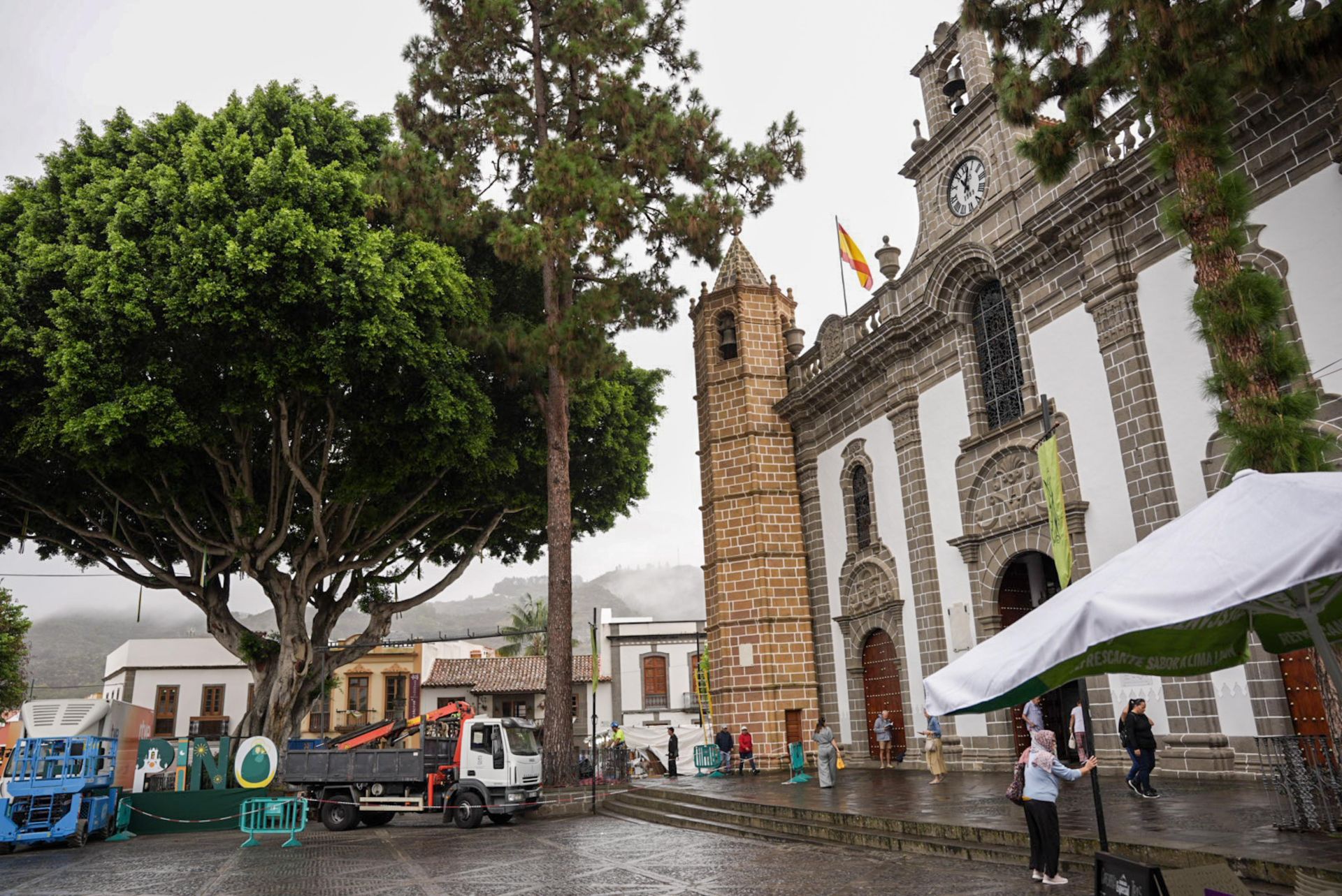 Teror se prepara para las Fiestas del Pino 2025