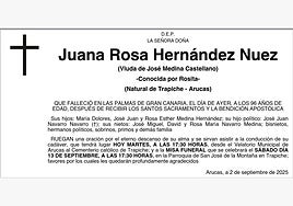 Juana Rosa Hernández Nuez