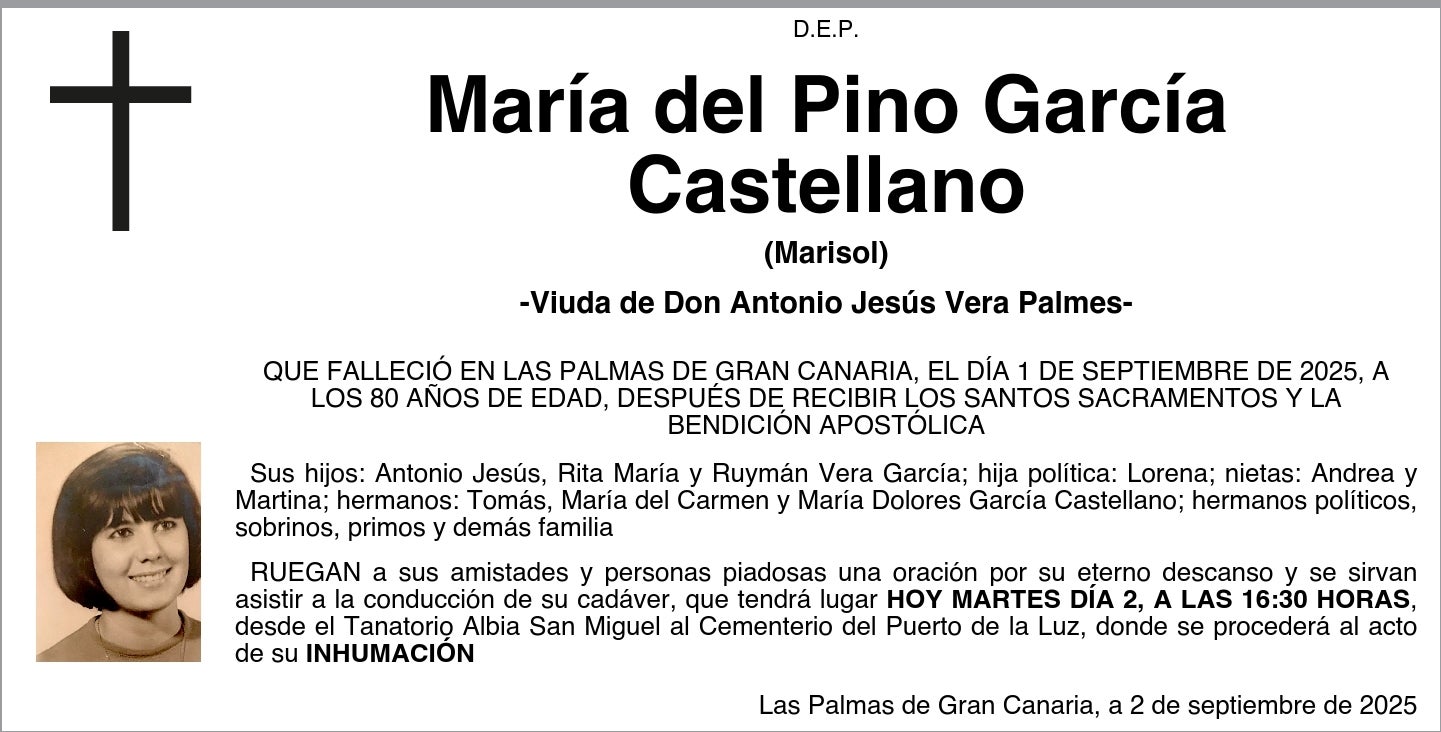 María del Pino García Castellano