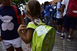 Imagen de archivo de la vuelta al cole.