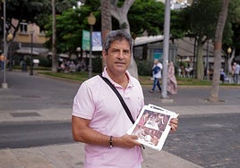 Carmelo Vargas, hijo del impulsor de la zona de juegos del Parque, dispuesto a ayudar.