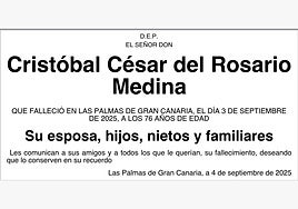 Cristóbal César del Rosario Medina