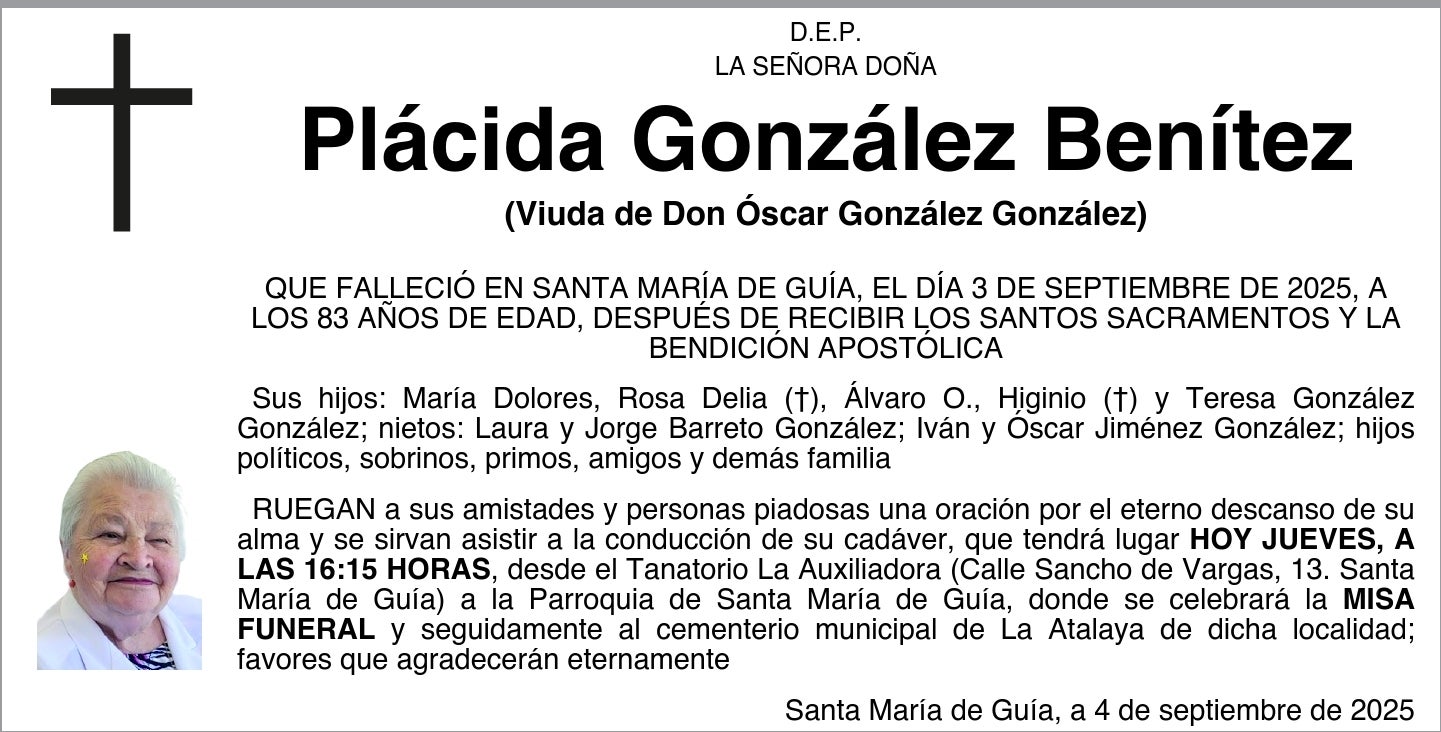 Plácida González Benítez