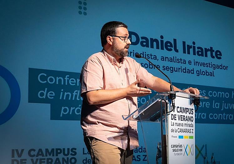El periodista Daniel Iriarte.