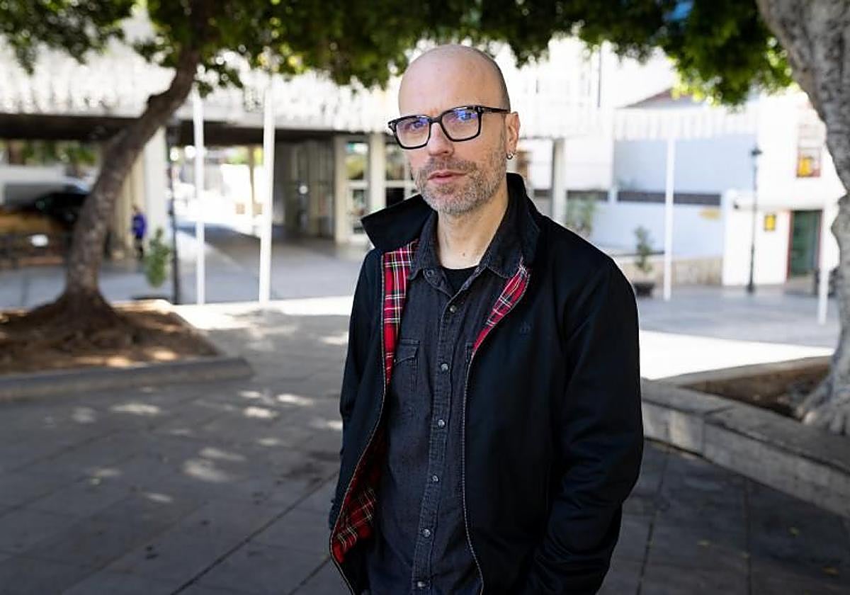 El escritor Diego Ameixeiras, en 2023.