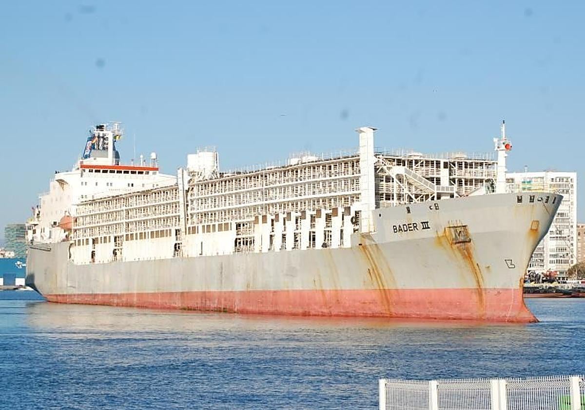 Imagen del buque Bader III.