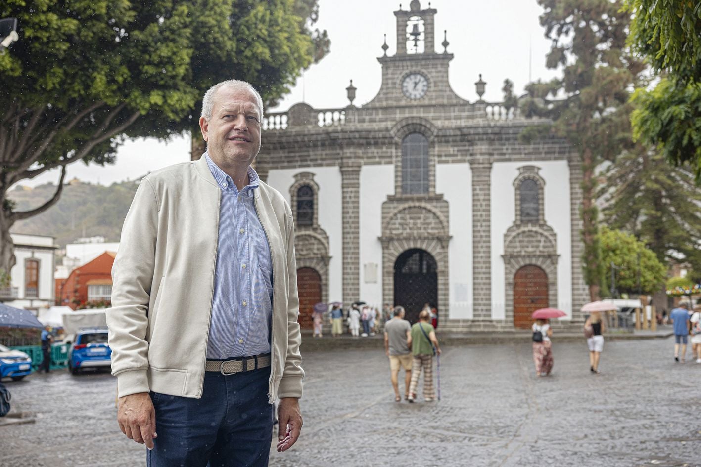 José Agustín Arencibia, alcalde de Teror.