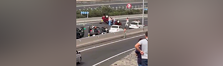 Imágenes del accidente.