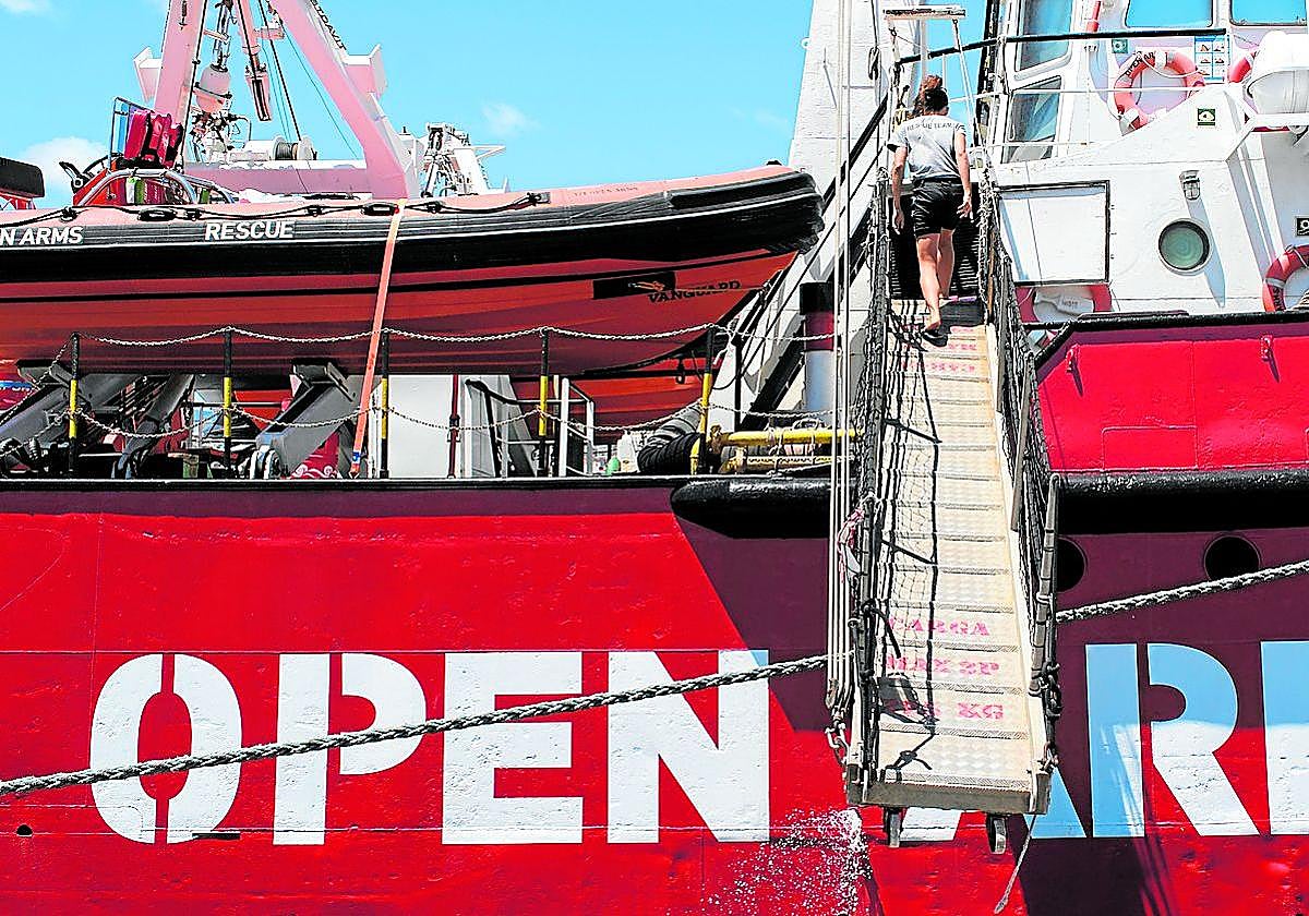 El Open Arms en Tenerife.