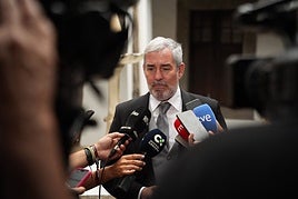 Fernando Clavijo en las festividades de la Virgen del Pino.