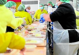 Imagen de archivo de la cocina centralizada del hospital Insular.