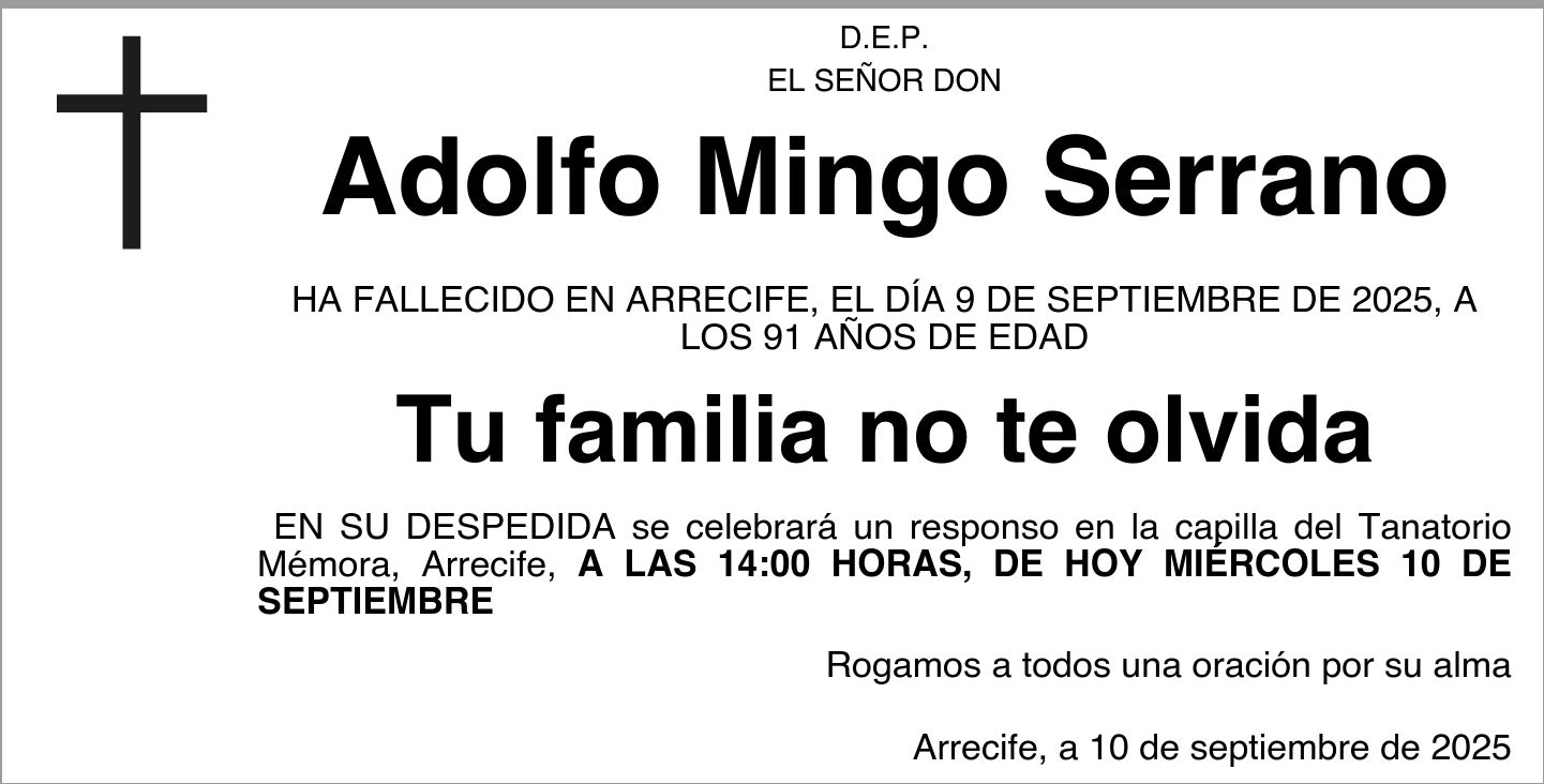 Adolfo Mingo Serrano
