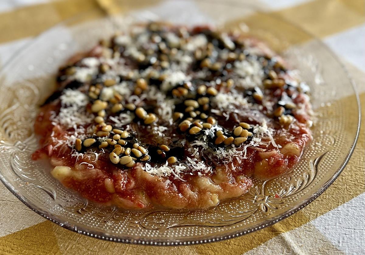 Carpaccio de higos