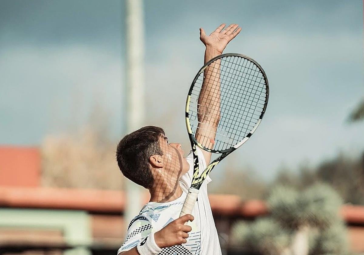 Jaime Alcaraz, hermano de Carlos, participante del torneo.