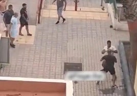 Enfrentamiento entre vecinos de San Cristóbal.