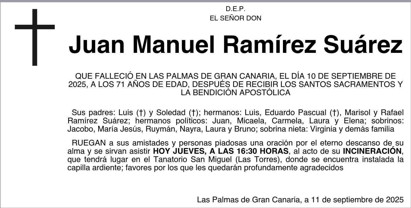 Juan Manuel Ramírez Suárez