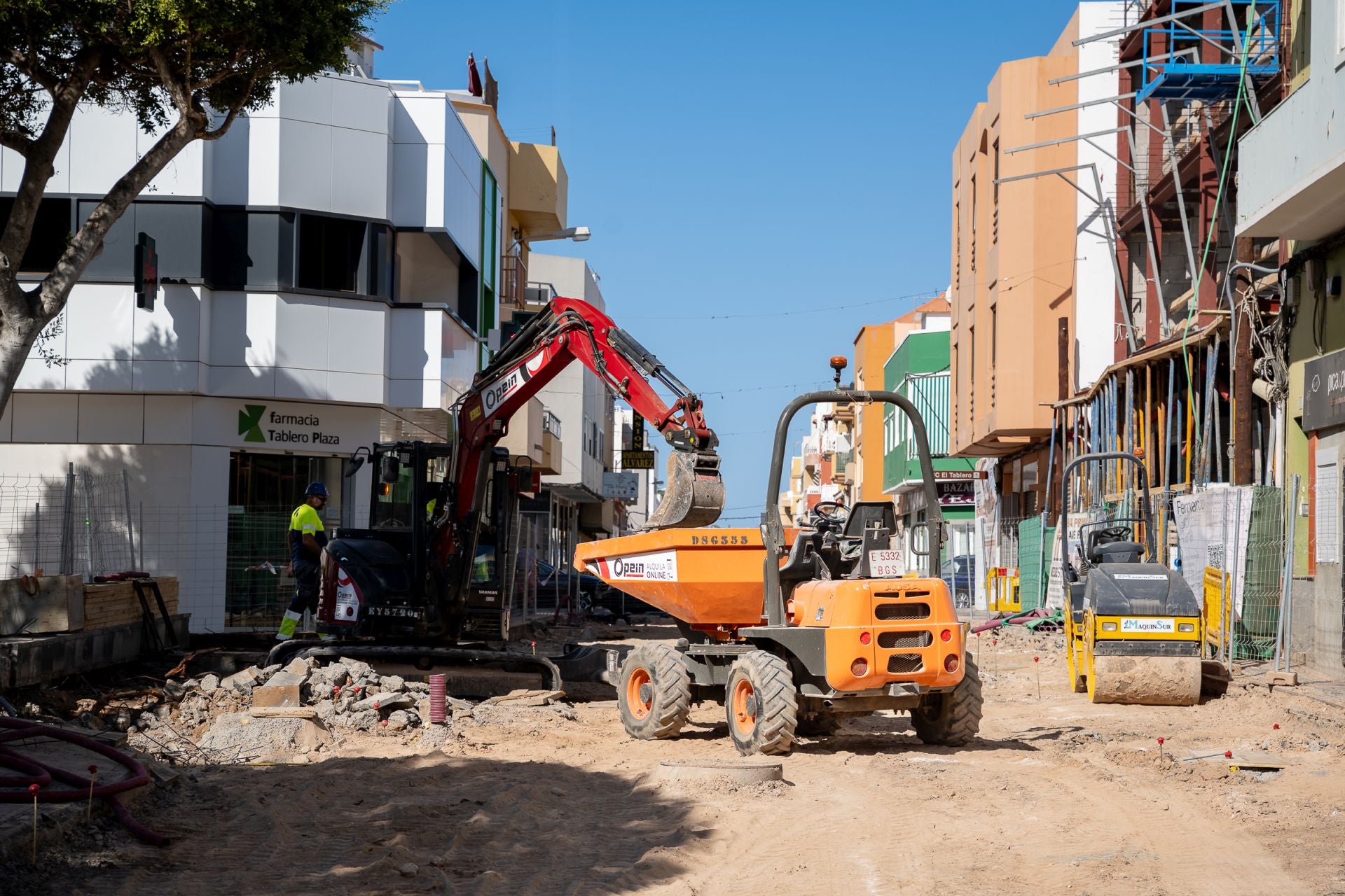 Las obras modernizarán la Zona Comercial Abierta de El Tablero, en San Bartolomé de Tirajana.
