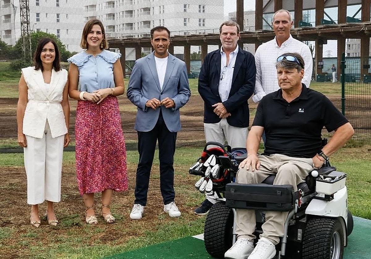 Golf adaptado para personas con movilidad reducida.