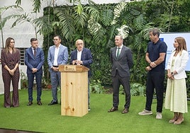 Imagen de la rueda de prensa ofrecida tras la celebración de la comisión técnica.