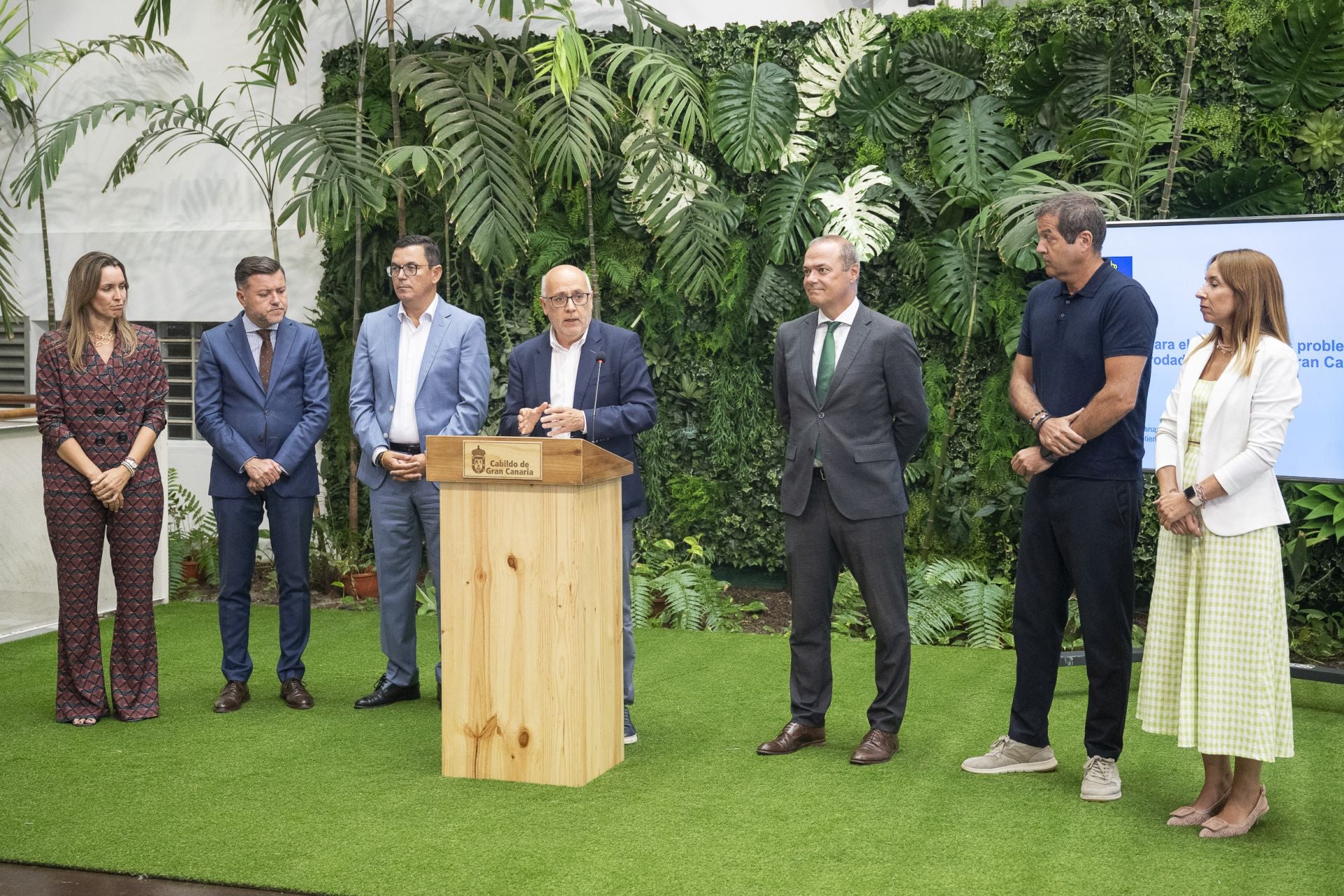 Imagen de la rueda de prensa ofrecida tras la celebración de la comisión técnica.