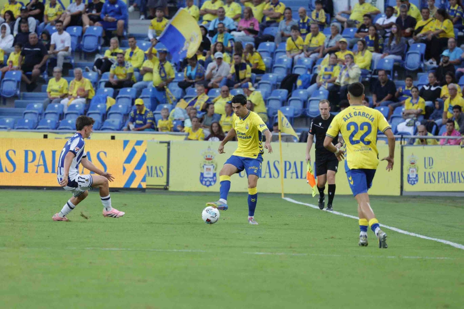 UD Las Palmas ante la Real Sociedad B, en imágenes