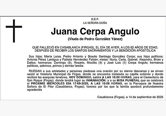 Juana Cerpa Angulo